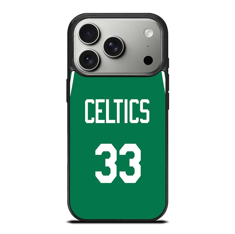 BOSTON CELTICS LARRY BIRD 33 JERSEY iPhone 17 Pro Case Cover