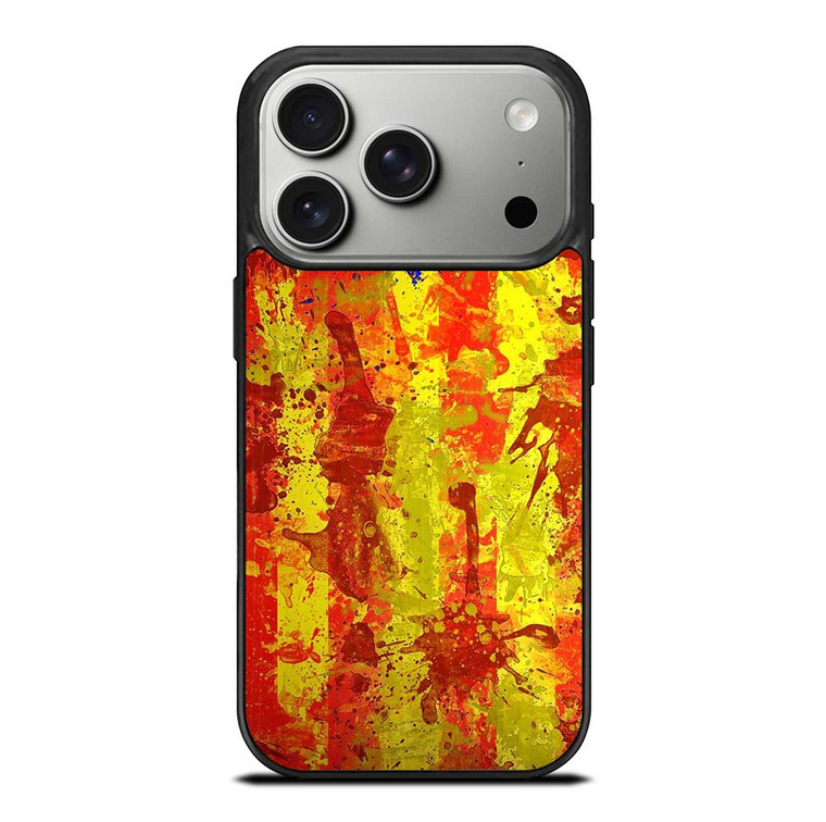 CATALONIA FLAG BRUSHES iPhone 17 Pro Case Cover