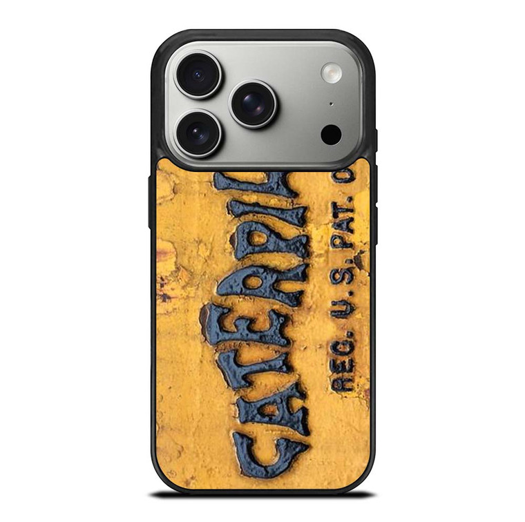 CATERPILLAR TRACTOR LOGO RUSTY EMBLEM iPhone 17 Pro Case Cover