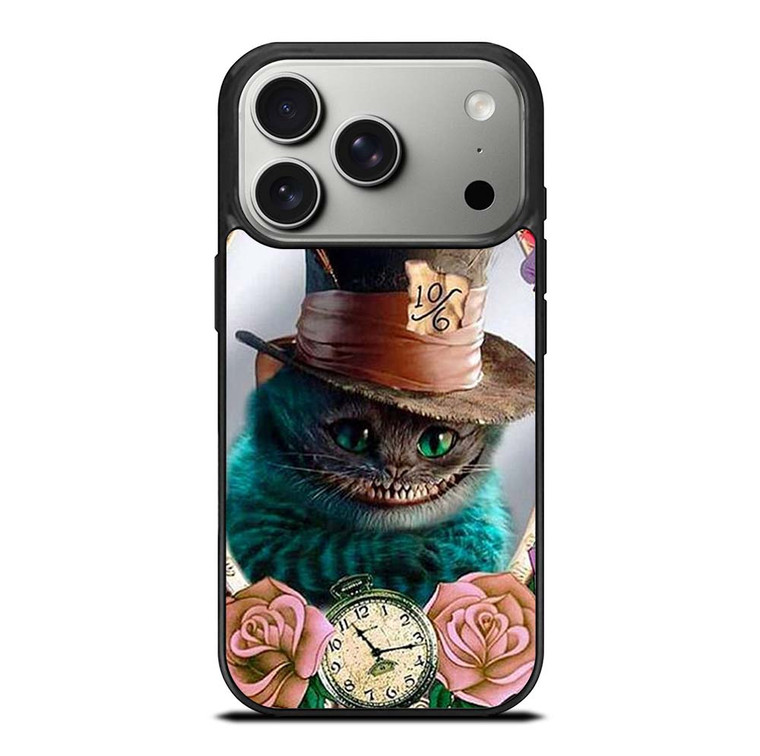 CHESHIRE CAT ALICE IN WONDERLAND CARTOON iPhone 17 Pro Case Cover