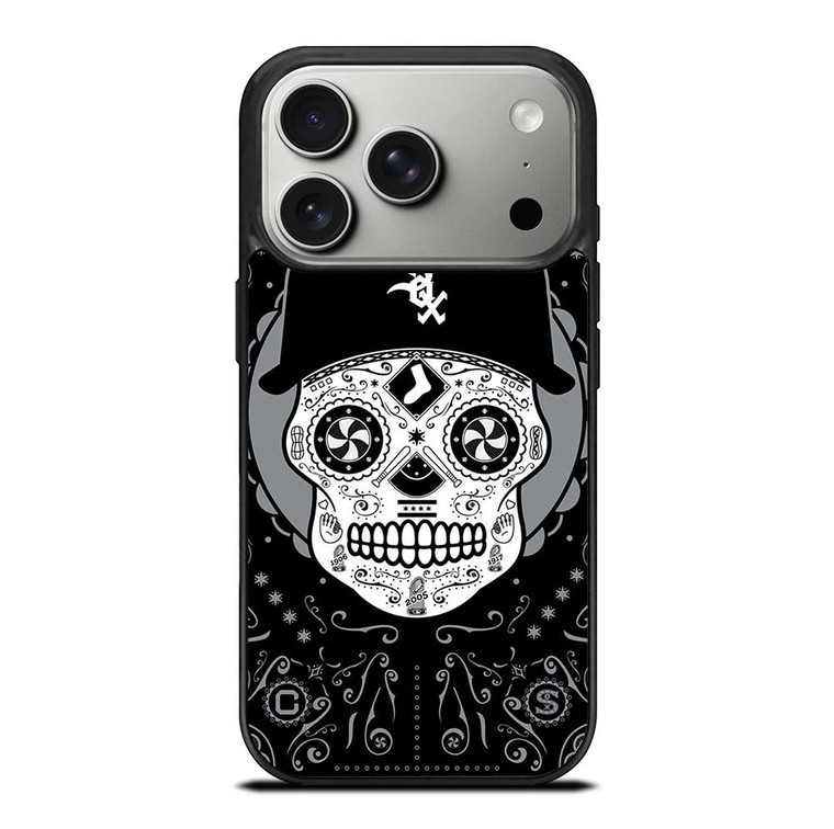 CHICAGO WHITE SOX LOGO SKULL ART iPhone 17 Pro Case Cover