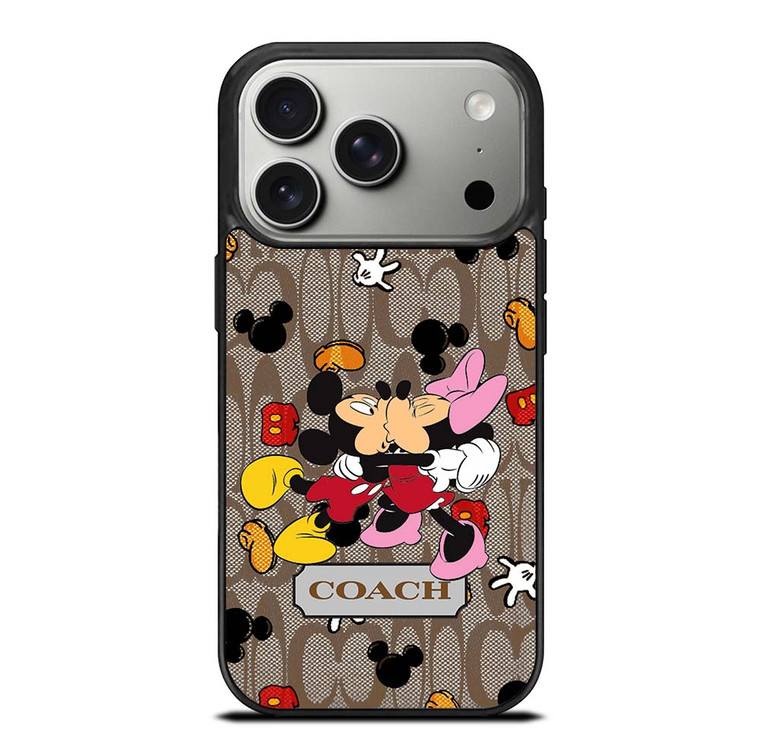 COACH MICKEY MINNIE MOUSE KISS iPhone 17 Pro Case Cover