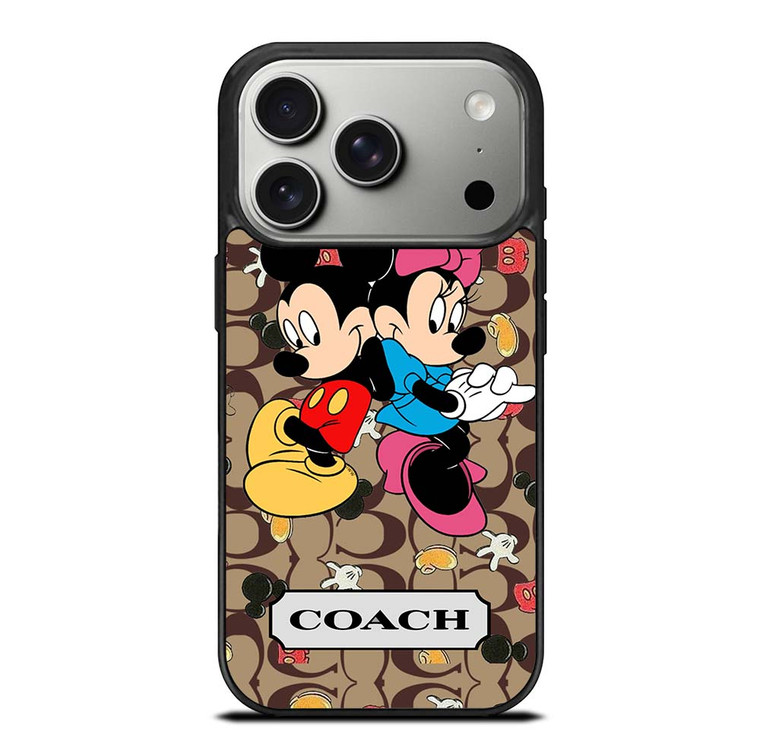 COACH MICKEY MINNIE MOUSE LOVE iPhone 17 Pro Case Cover