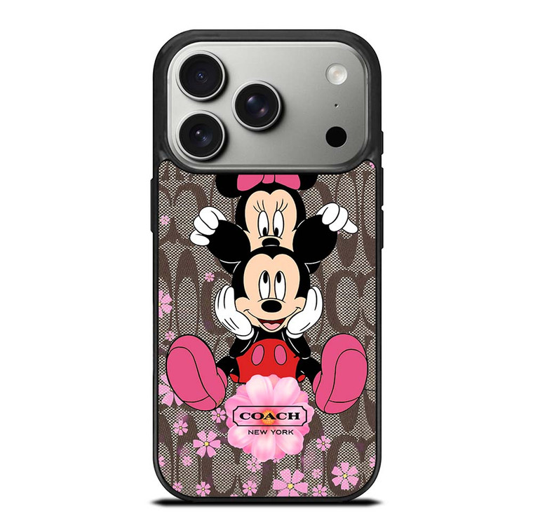 COACH MICKEY MINNIE iPhone 17 Pro Case Cover