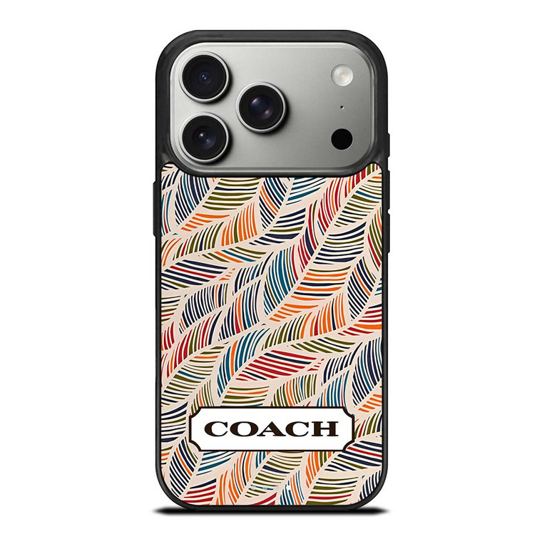 COACH NEW YORK LOGO MONOGRAM SEAMLESS PATTERN iPhone 17 Pro Case Cover