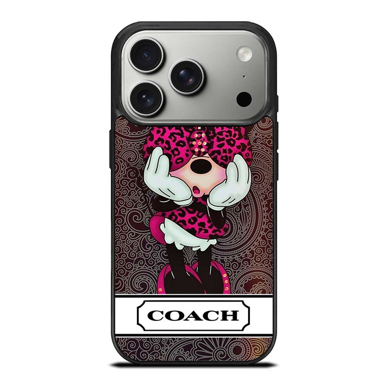 COACH NEW YORK MINNIE MOUSE CUTE iPhone 17 Pro Case Cover