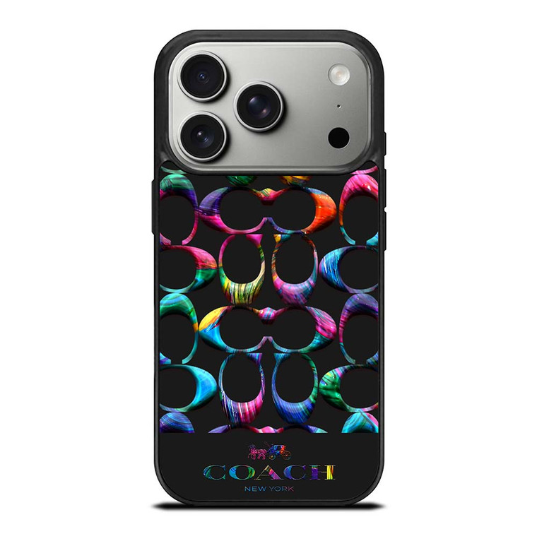 COACH NEW YORK RAINBOW 2 iPhone 17 Pro Case Cover