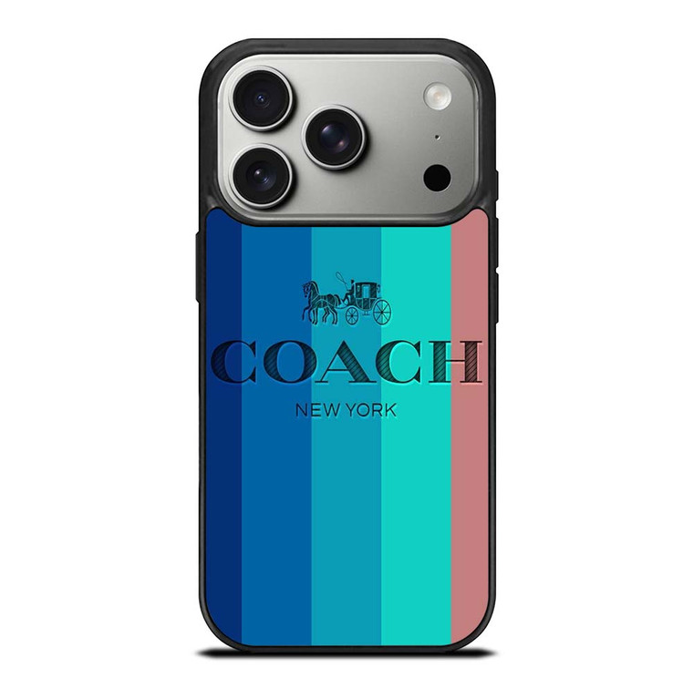 COACH NEW YORK STRIPES iPhone 17 Pro Case Cover