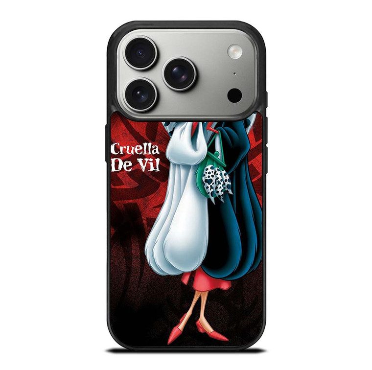 CRUELLA DE VIL DISNEY VILLAIN iPhone 17 Pro Case Cover