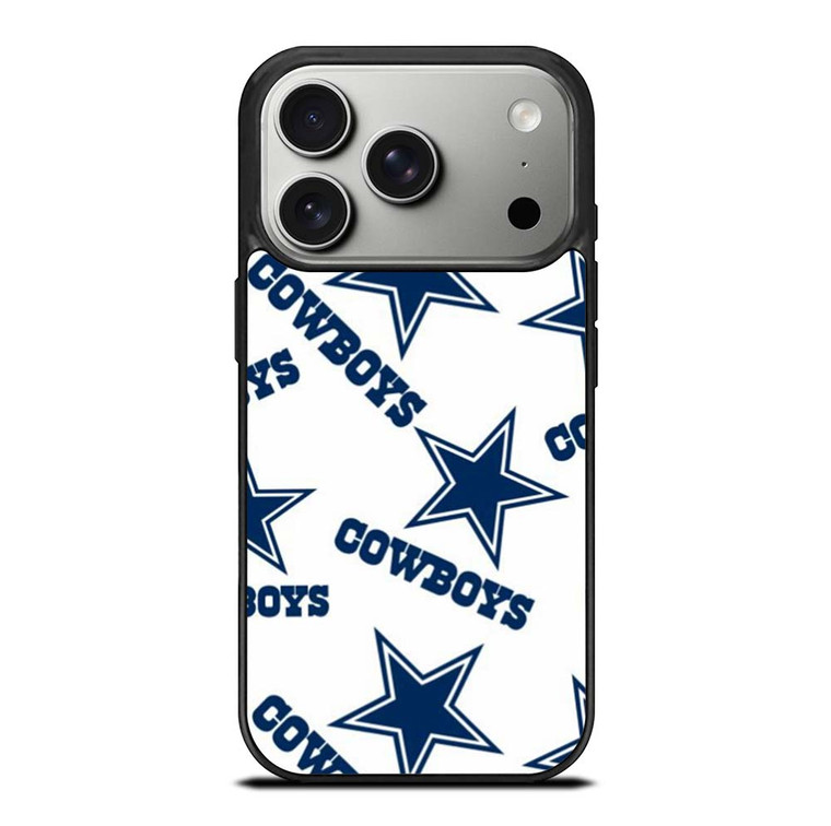 DALLAS COWBOYS LOGO PATTERN iPhone 17 Pro Case Cover
