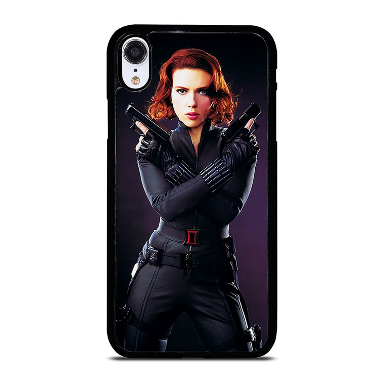 BLACK WIDOW SEXY GUN AVENGERS iPhone XR Case Cover BLACK WIDOW SEXY GUN AVENGERS iPhone XR Case Cover