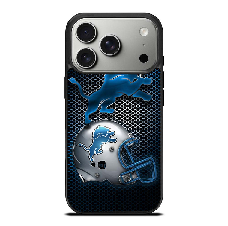 DETROIT LIONS LOGO HELMET iPhone 17 Pro Case Cover