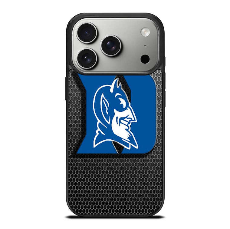 DUKE BLUE DEVILS METAL LOGO iPhone 17 Pro Case Cover