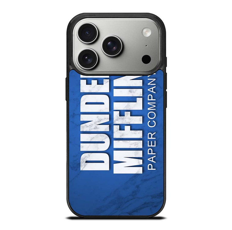 DUNDER MIFFLIN LOGO MARBLE iPhone 17 Pro Case Cover
