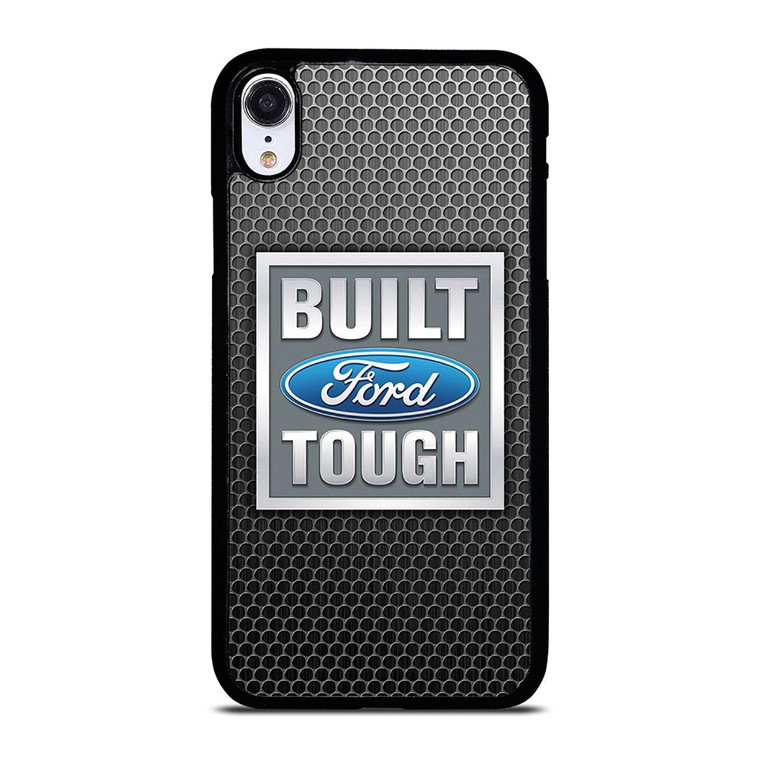 BUILT FORD TOUGH METAL CARBON iPhone XR Case Cover