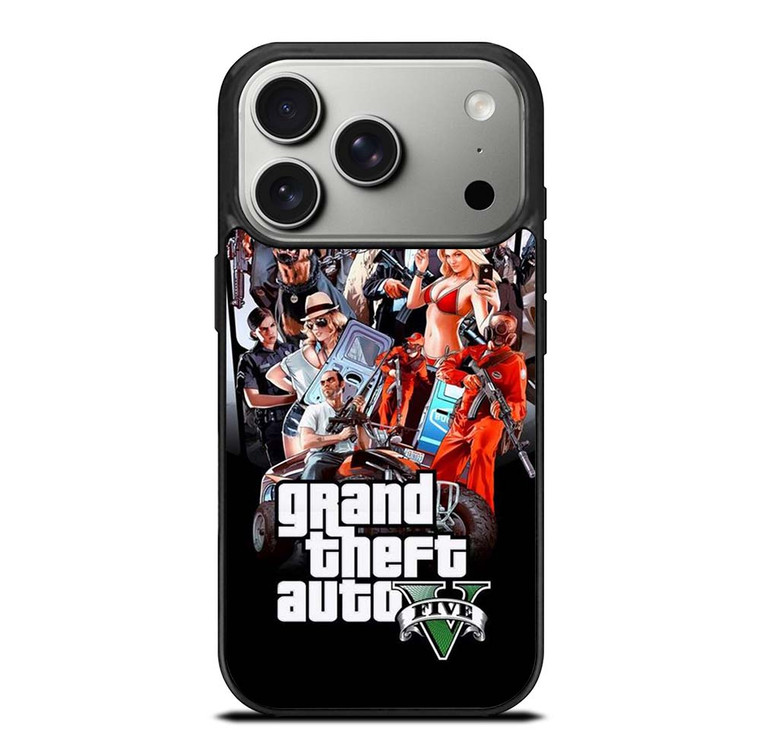 GRAND THEFT AUTO V GTA 5 iPhone 17 Pro Case Cover