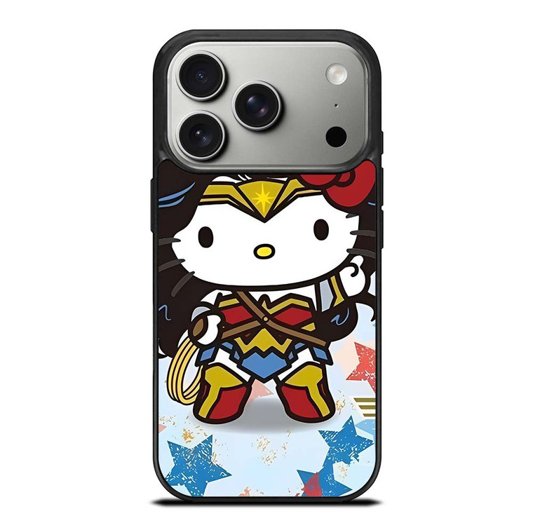 HELLO KITTY WONDER WOMAN KITTY iPhone 17 Pro Case Cover