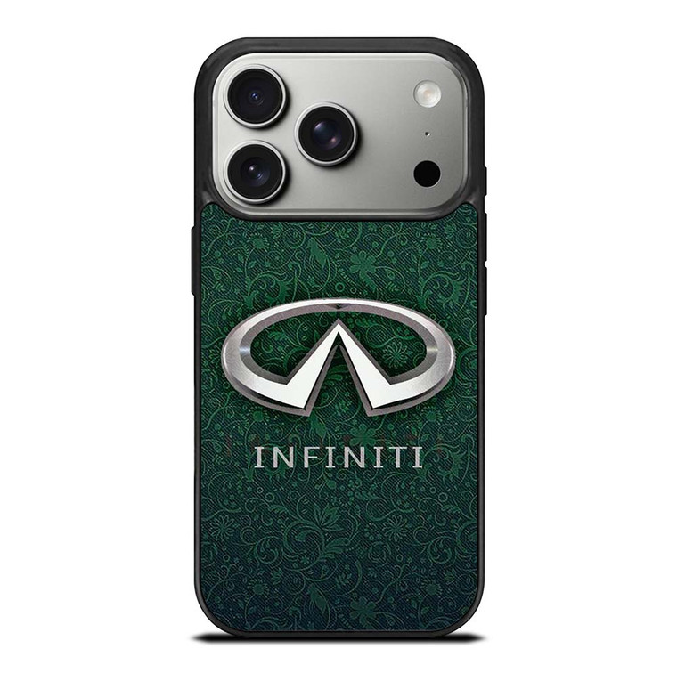 INFINITI CAR LOGO GREEN PATTERN iPhone 17 Pro Case Cover