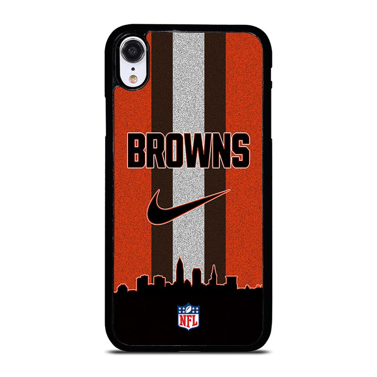 CLEVELAND BROWNS NIKE STRIPE iPhone XR Case Cover