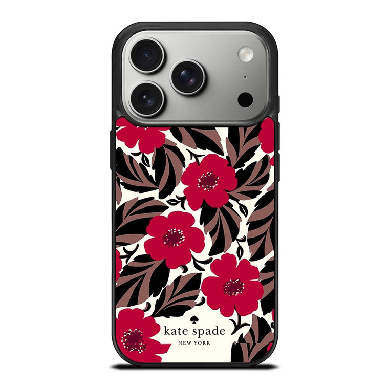 KATE SPADE FLOWER RED iPhone 17 Pro Case Cover