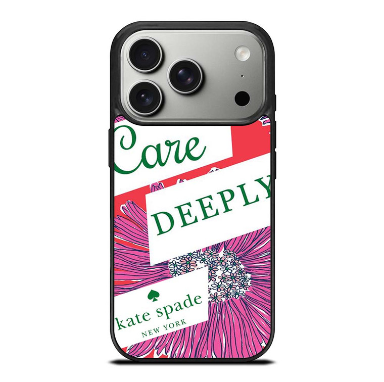 KATE SPADE NEW YORK CARE DEEPLY iPhone 17 Pro Case Cover