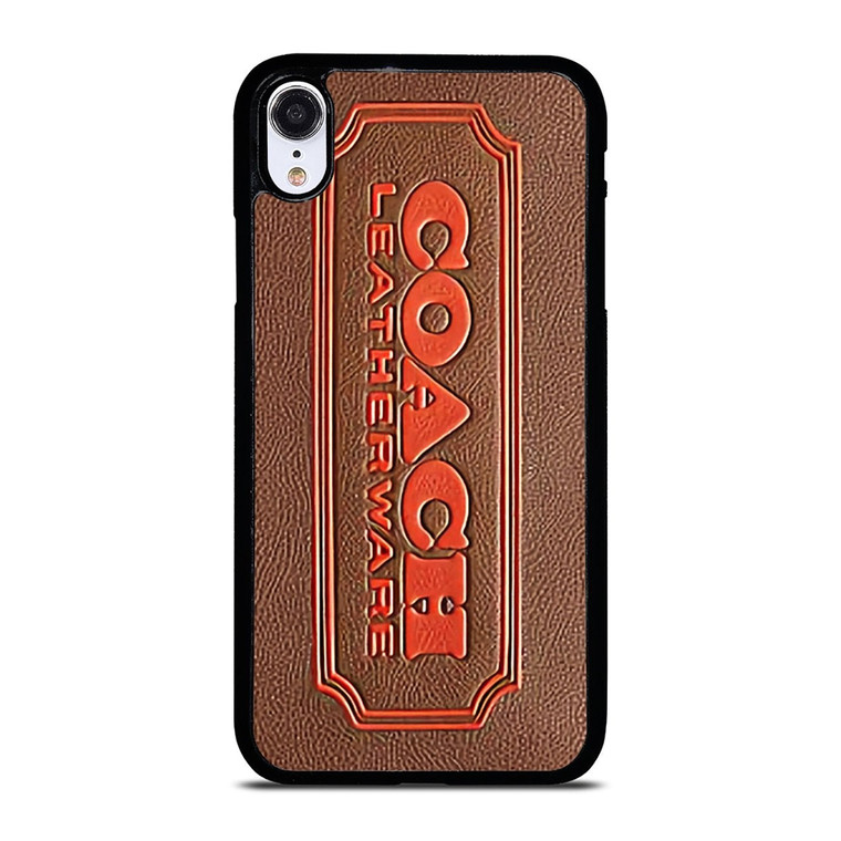 COACH LEATHERWARE EMBOSS iPhone XR Case Cover