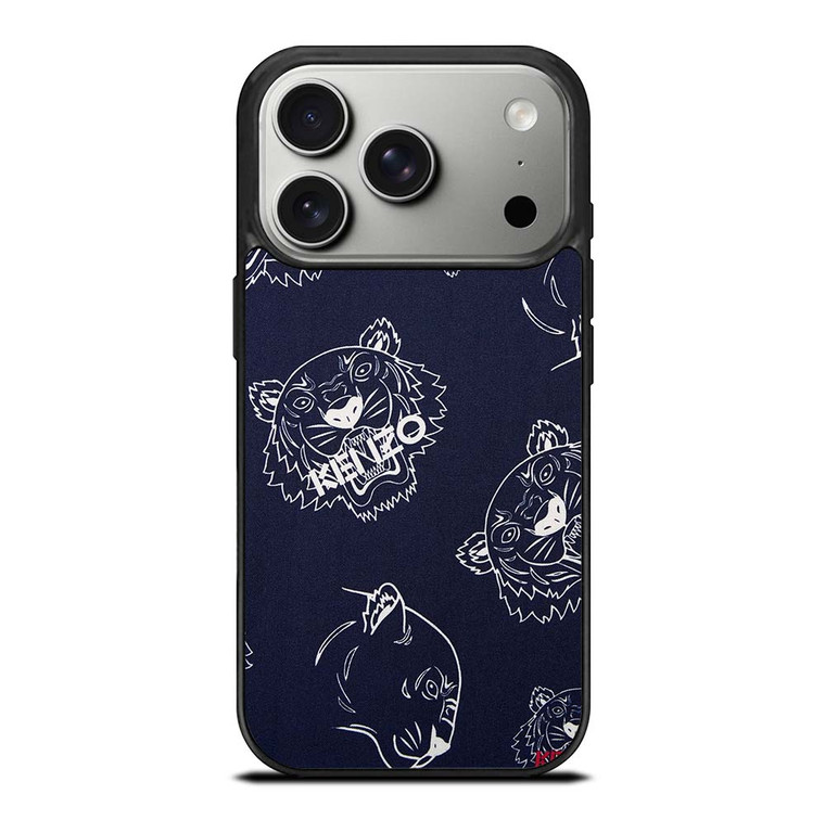 KENZO PARIS TIGER COLLAGE iPhone 17 Pro Case Cover