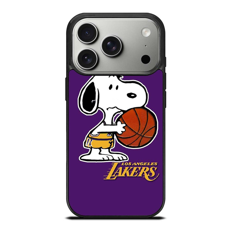 LA LAKERS BASKETBALL SNOOPY iPhone 17 Pro Case Cover