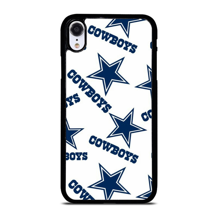 DALLAS COWBOYS LOGO PATTERN iPhone XR Case Cover