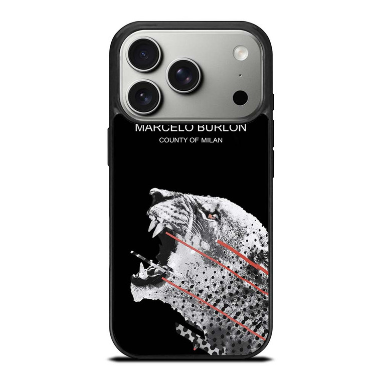 MARCELO BURLON TIGER LOGO iPhone 17 Pro Case Cover