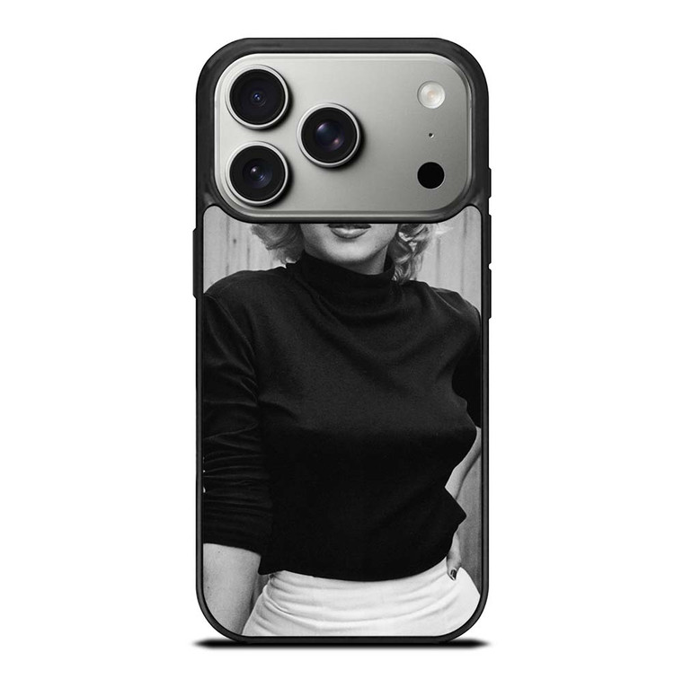 MARILYN MONROE BLACK WHITE iPhone 17 Pro Case Cover