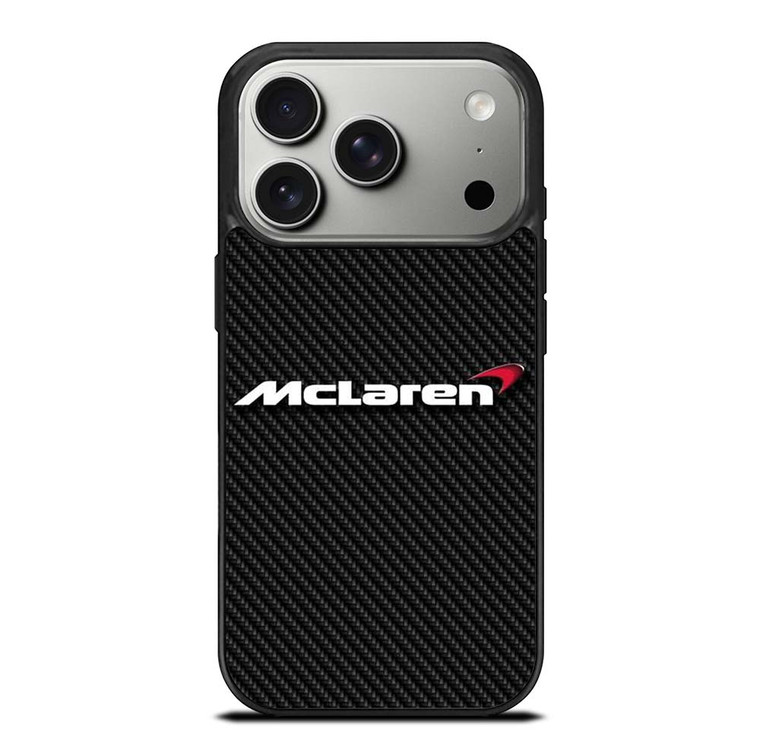 MCLAREN LOGO CARBON iPhone 17 Pro Case Cover