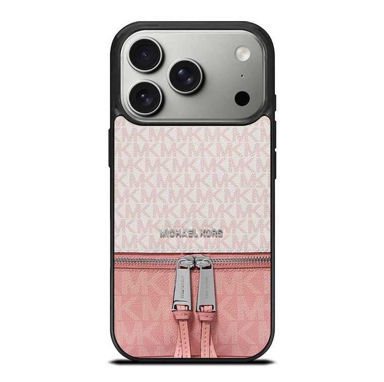 MICHAEL KORS MK LOGO BACKPACK PINK BAG iPhone 17 Pro Case Cover