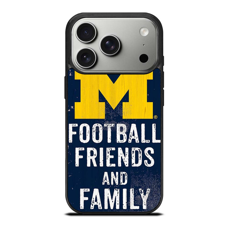 MICHIGAN WOLVERINES FOOTBALL QUOTES iPhone 17 Pro Case Cover