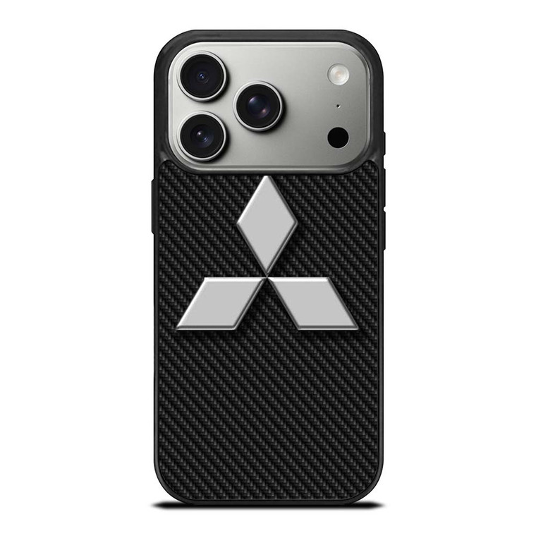 MITSUBISHI MOTORS CARBON LOGO iPhone 17 Pro Case Cover