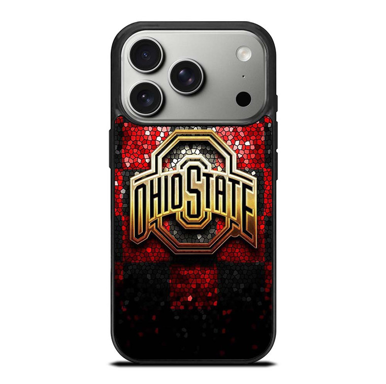 OHIO STATE LOGO FOOTBALL MOZAIC ICON iPhone 17 Pro Case Cover