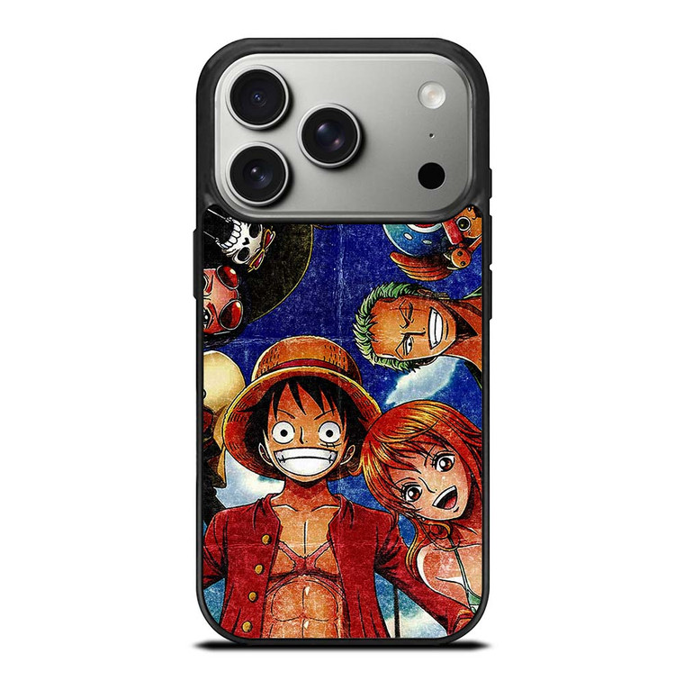 ONE PIECE GRUNGE ALL iPhone 17 Pro Case Cover