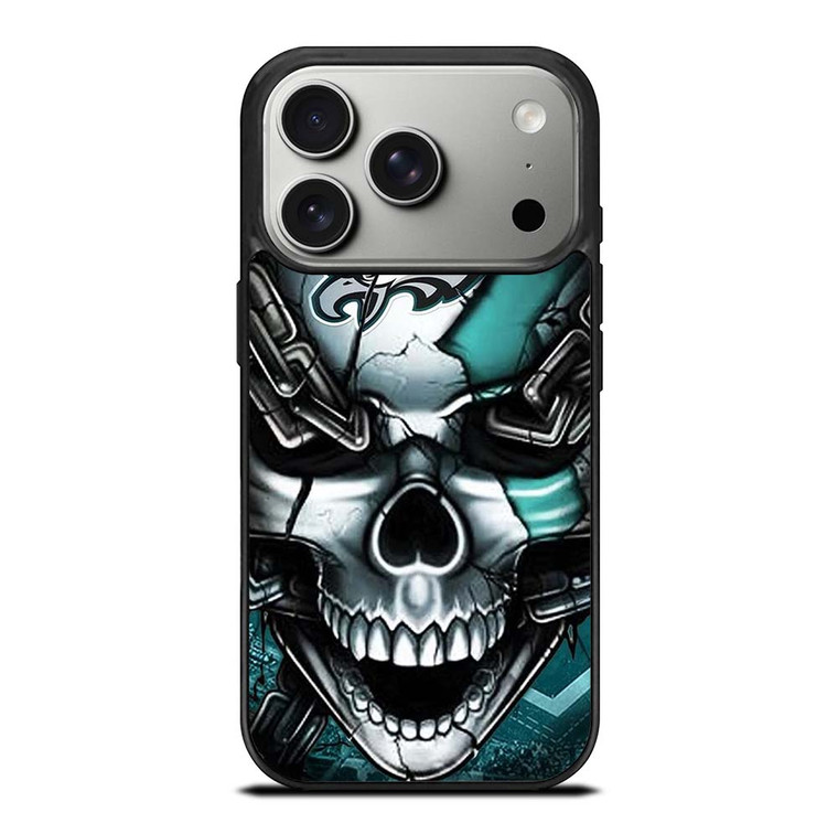 PHILADELPHIA EAGLES SKULL LOGO iPhone 17 Pro Case Cover