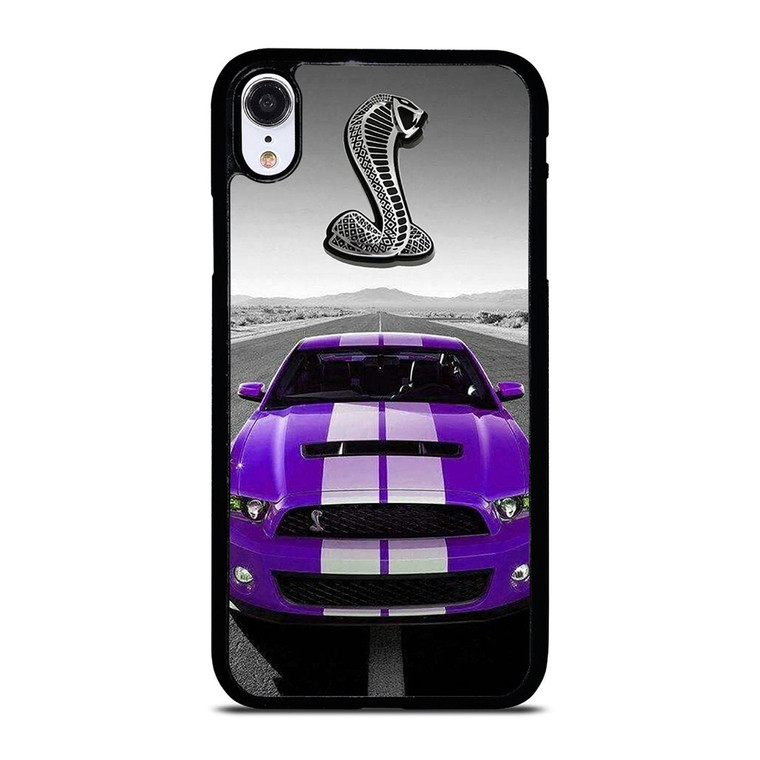 FORD MUSTANG SHELBY PURPLE iPhone XR Case Cover