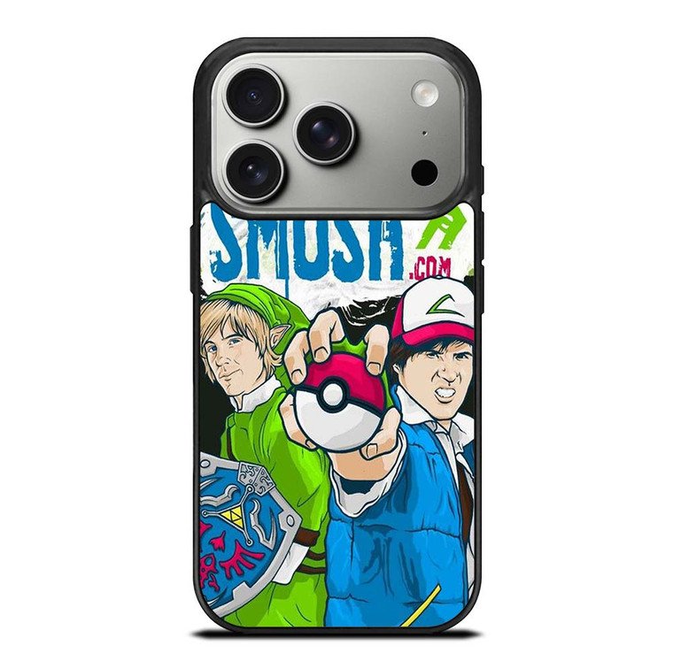 SMOSH ZELDA AND POKEMON iPhone 17 Pro Case Cover
