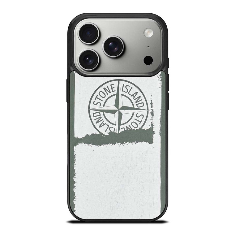 STONE ISLAND LOGO SCRATCHED iPhone 17 Pro Case Cover