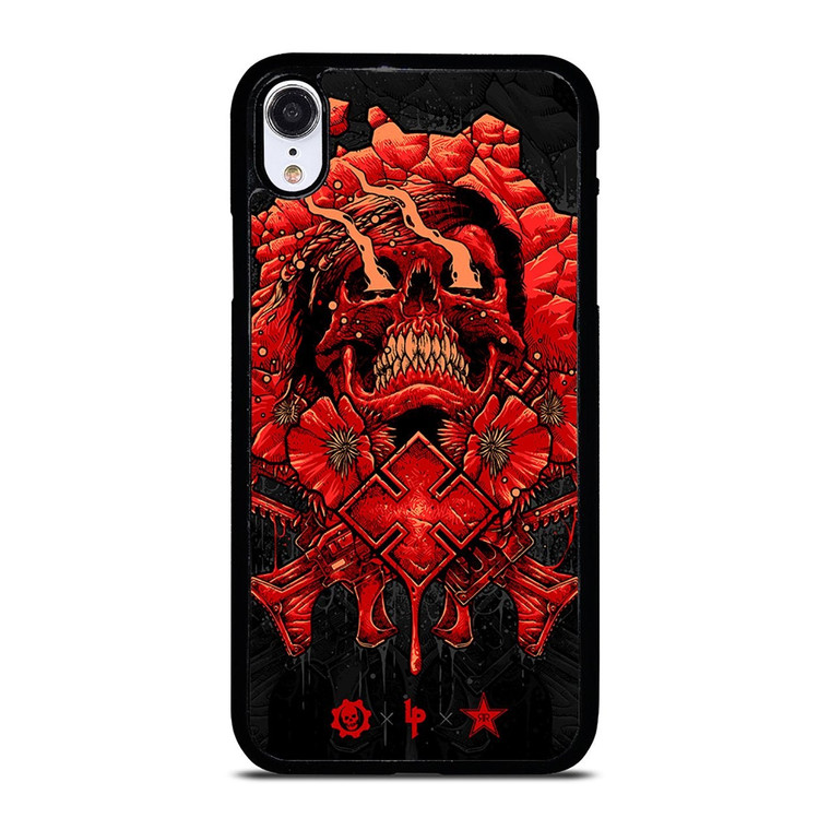 GEARS OF WAR SKULL RED iPhone XR Case Cover