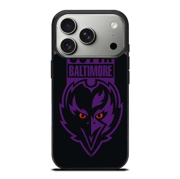 STRAIGHT OUTTA BALTIMORE BALTIMORE RAVENS iPhone 17 Pro Case Cover