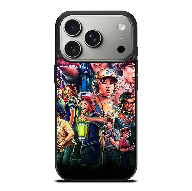 STRANGER THINGS CHARACTERS ART iPhone 17 Pro Case Cover