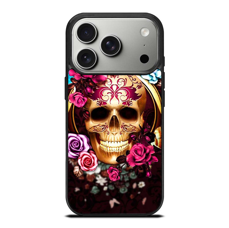 SUGAR SKULL FLOWER 2 iPhone 17 Pro Case Cover
