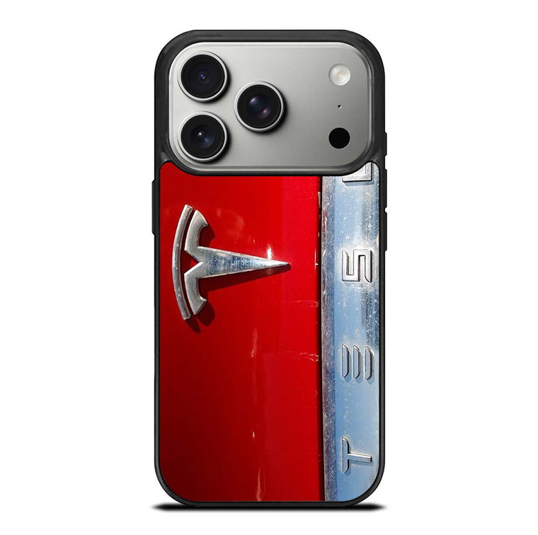 TESLA METAL EMBLEM iPhone 17 Pro Case Cover