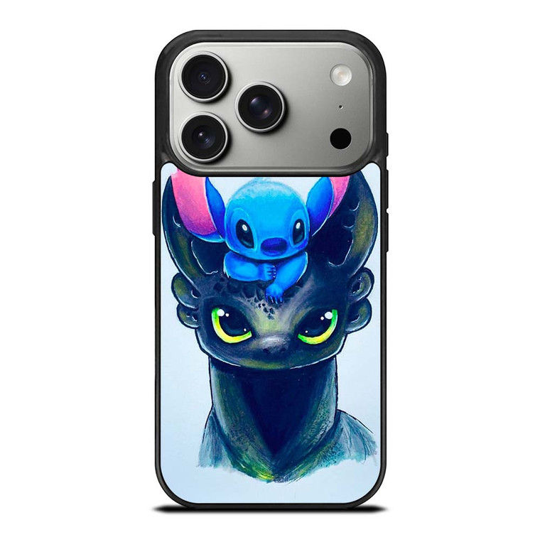 TOOTHLESS AND STITCH ART iPhone 17 Pro Case Cover