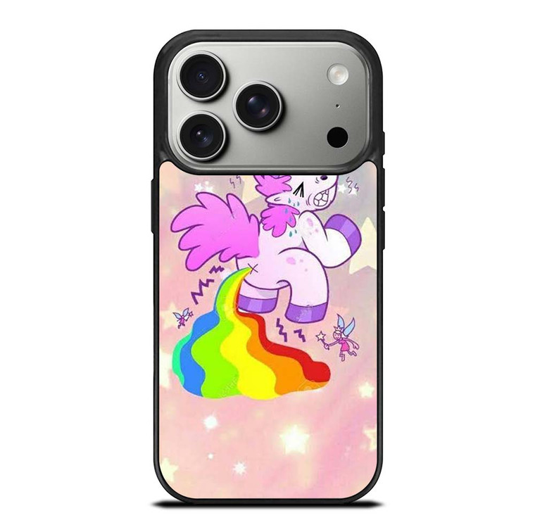UNICORN POOPING RAINBOW iPhone 17 Pro Case Cover