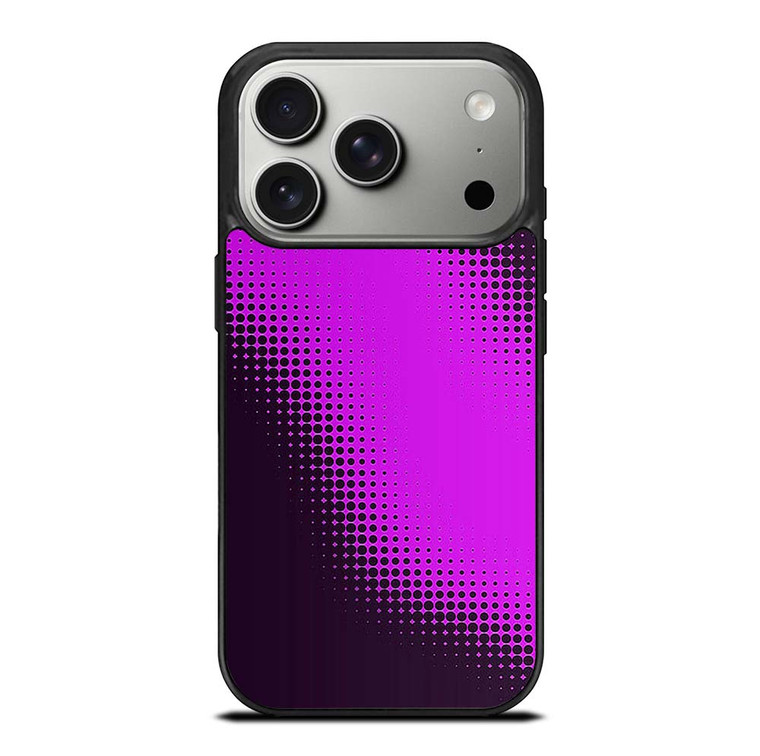 VIOLET HALFTONE PATTERN iPhone 17 Pro Case Cover
