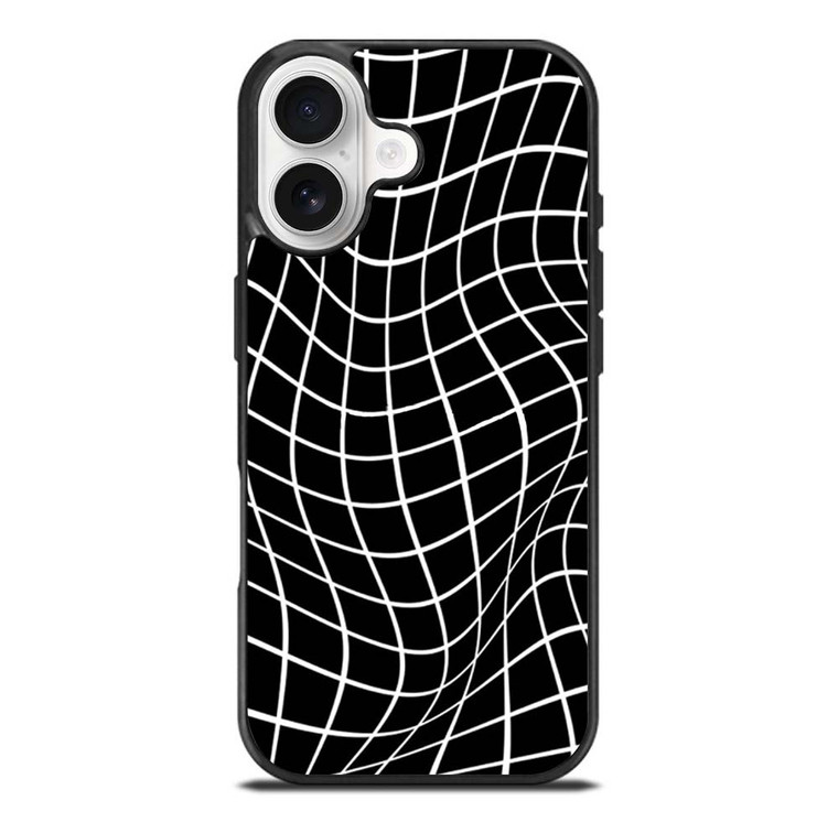 AESTHETIC WAVY GRID PATTERN iPhone 17 Case Cover